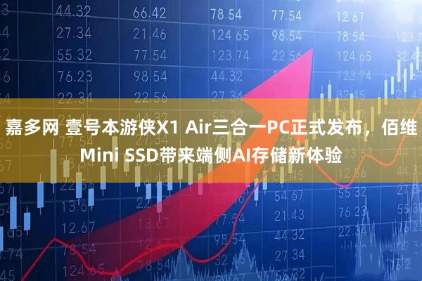 嘉多网 壹号本游侠X1 Air三合一PC正式发布，佰维Mini SSD带来端侧AI存储新体验